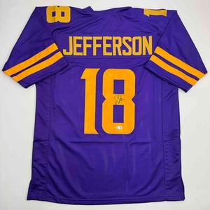 image:imageAutographedSigned Justin Jefferson Minnesota Color Rush Football Jersey JSA COA