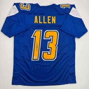 image:imageAutographedSigned Keenan Allen Los Angeles LA Color Rush Blue Football Jersey JSA COA