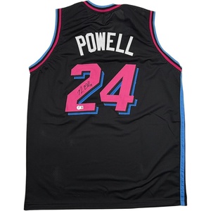 image:imageAutographedSigned Norman Powell Miami Black Vice City Basketball Jersey Beckett BAS COA