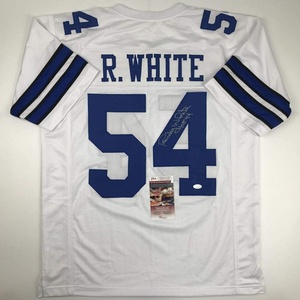 image:imageAutographedSigned Randy White HOF 94 Dallas White Football Jersey JSA COA