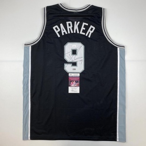image:imageAutographedSigned Tony Parker San Antonio Black Basketball Jersey JSA COA