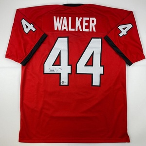 image:imageAutographedSigned Travon Walker Georgia Red College Football Jersey Beckett BAS COA