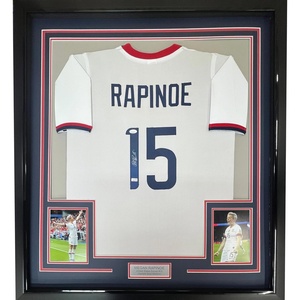 image:imageFramed AutographedSigned Megan Rapinoe 35x39 White Soccer Team USA United States World Cup Jersey JSA COA