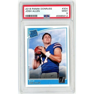 image:imageGraded 2018 Panini Donruss Josh Allen 304 Rookie RC Football Card PSA 9 Mint