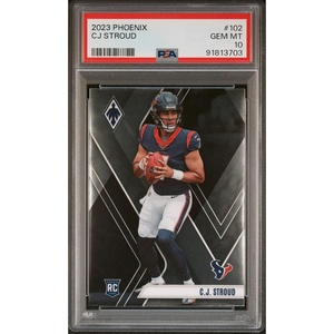 image:imageGraded 2023 Panini Phoenix CJ Stroud 102 Rookie RC Football Card PSA 10 Gem Mint