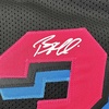 image:imageFacsimile Autographed Bam Adebayo Miami Black Vice City Reprint Laser Auto Basketball Jersey Size Mens XL