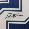 image:imageFacsimile Autographed Deion Sanders Dallas Blue Reprint Laser Auto Football Jersey Size Mens XL