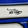 image:imageFacsimile Autographed Dwight Howard Orlando Blue Pinstripe Reprint Laser Auto Basketball Jersey Size Mens XL
