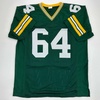 image:imageFacsimile Autographed Jerry Kramer Green Bay Green Reprint Laser Auto Football Jersey Size Mens XL