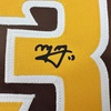 image:imageFacsimile Autographed Manny Machado San Diego Brown Reprint Laser Auto Baseball Jersey Size Mens XL