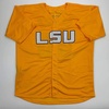 image:imageFacsimile Autographed Paul Skenes LSU Yellow Reprint Laser Auto College Baseball Jersey Size Mens XL