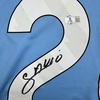 image:imageFramed AutographedSigned Savinho 35x39 Manchester City Blue Soccer Futbol Jersey Beckett BAS COA