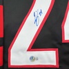 image:imageFramed AutographedSigned Seth Jarvis 35x39 Carolina Black Hockey Jersey Beckett BAS COA
