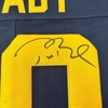 image:imageFramed AutographedSigned Tom Brady 35x39 Michigan Wolverines Blue Authentic Limited Football Jersey Fanatics COA