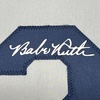 image:imageFramed Facsimile Autographed Babe Ruth 35x39 New York Grey Reprint Laser Auto Baseball Jersey Size Mens XL