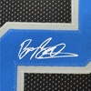 image:imageFramed Facsimile Autographed Barry Sanders 35x39 Detroit Black Reprint Laser Auto Football Jersey