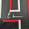 image:imageFramed Facsimile Autographed Elly De La Cruz 35x39 Cincinnati Black City Connect Reprint Laser Auto Baseball Jersey