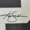 image:imageFramed Facsimile Autographed Ken Stabler 35x39 Oakland Las Vegas Black Reprint Laser Auto Football Jersey