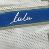 image:imageFramed Facsimile Autographed Luka Doncic 35x39 Dallas White Reprint Laser Auto Basketball Jersey