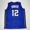 image:imageFacsimile Autographed Dwight Howard Orlando Blue Pinstripe Reprint Laser Auto Basketball Jersey Size Mens XL