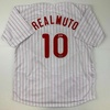 image:imageFacsimile Autographed JT JT Realmuto Philadelphia Pinstripe Reprint Laser Auto Baseball Jersey Size Mens XL
