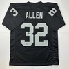 image:imageFacsimile Autographed Marcus Allen Oakland Las Vegas Black Reprint Laser Auto Football Jersey Size Mens XL