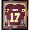 image:imageFramed AutographedSigned Charlie Ward 33x42 93 Heisman Florida State FSU Maroon College Football Jersey JSA COA