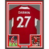 image:imageFramed AutographedSigned Darwin Nunez 35x39 Liverpool Red Soccer Jersey Beckett BAS COA 2