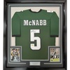 image:imageFramed AutographedSigned Donovan McNabb 33x42 Philadelphia Green Football Jersey Beckett BAS COA