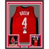 image:imageFramed AutographedSigned Jalen Green 35x394 Houston Red Basketball Jersey JSA COA