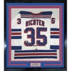 image:imageFramed AutographedSigned Mike Richter 33x42 New York White Hockey Jersey PSADNA COA
