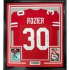 image:imageFramed AutographedSigned Mike Rozier 35x39 Heisman 1983 Nebraska Red College Football Jersey JSA COA