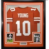 image:imageFramed AutographedSigned Vince Young 33x42 Texas Orange College Football Jersey JSA COA
