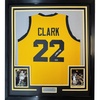 image:imageFramed Facsimile Autographed Caitlin Clark 35x39 Iowa Yellow Reprint Laser Auto College Basketball Jersey