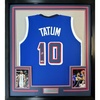 image:imageFramed Facsimile Autographed Jayson Tatum 35x39 2024 United States Team USA Blue Reprint Laser Auto Basketball Jersey