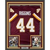 image:imageFramed Facsimile Autographed John Riggins 35x39 Washington Red Reprint Laser Auto Football Jersey