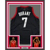 image:imageFramed Facsimile Autographed Kevin Durant 35x39 Houston Black Reprint Laser Auto Basketball Jersey