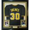 image:imageFramed Facsimile Autographed Paul Skenes 35x39 Pittsburgh Black Reprint Laser Auto Baseball Jersey