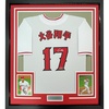 image:imageFramed Facsimile Autographed Shohei Ohtani Kanji 35x39 Los Angeles LA Anaheim White Reprint Laser Auto Baseball Jersey