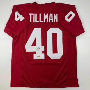 image:imageFacsimile Autographed Pat Tillman Arizona Red Reprint Laser Auto Football Jersey Size Mens XL