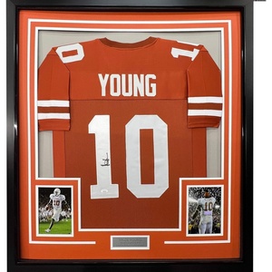 image:imageFramed AutographedSigned Vince Young 33x42 Texas Orange College Football Jersey JSA COA