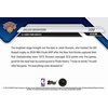 image:image2025 Topps Now Jalen Brunson 339 2026 NBA Finals Most Valuable Player New York Knicks Basketball Card