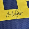 image:imageAutographedSigned Adam Pacman Jones West Virginia Blue College Football Jersey JSA COA