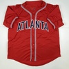 image:imageAutographedSigned Andruw Jones Atlanta Red Baseball Jersey PSADNA COA