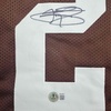 image:imageAutographedSigned Johnny Manziel Cleveland Football Brown Jersey Beckett BAS COA