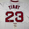 image:imageAutographedSigned Luis Tiant Boston Red Sox White Baseball Jersey JSA COA