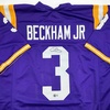image:imageAutographedSigned Odell Beckham Jr LSU Purple College Football Jersey JSA COA