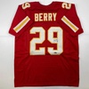 image:imageFacsimile Autographed Eric Berry Kansas City Red Reprint Laser Auto Football Jersey Size Mens XL