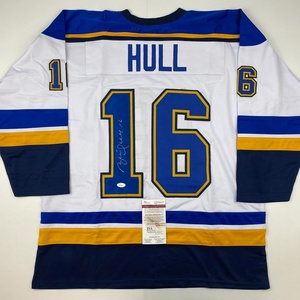 image:imageAutographedSigned Brett Hull St Louis White Hockey Jersey JSA COA