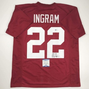 image:imageAutographedSigned Mark Ingram Alabama Red College Football Jersey Beckett BAS COA